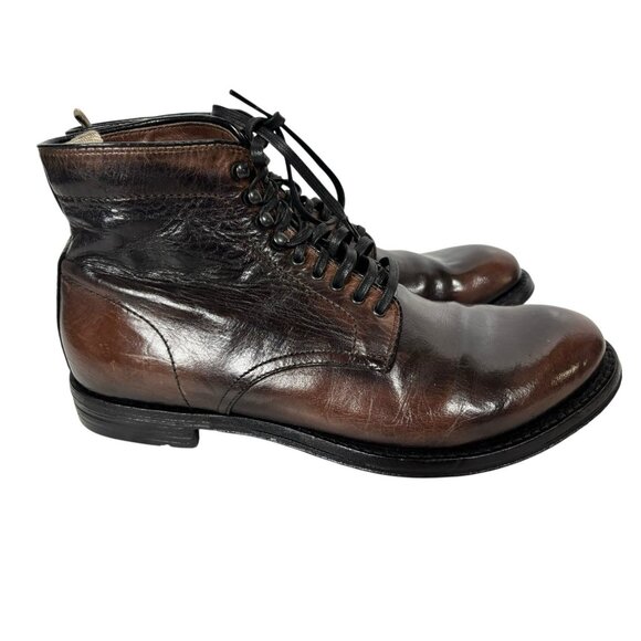 Officine Creative Boots Mens 7 ANATOMIA 013 Cafe Brown Leather Ankle 40 Italy main image 7